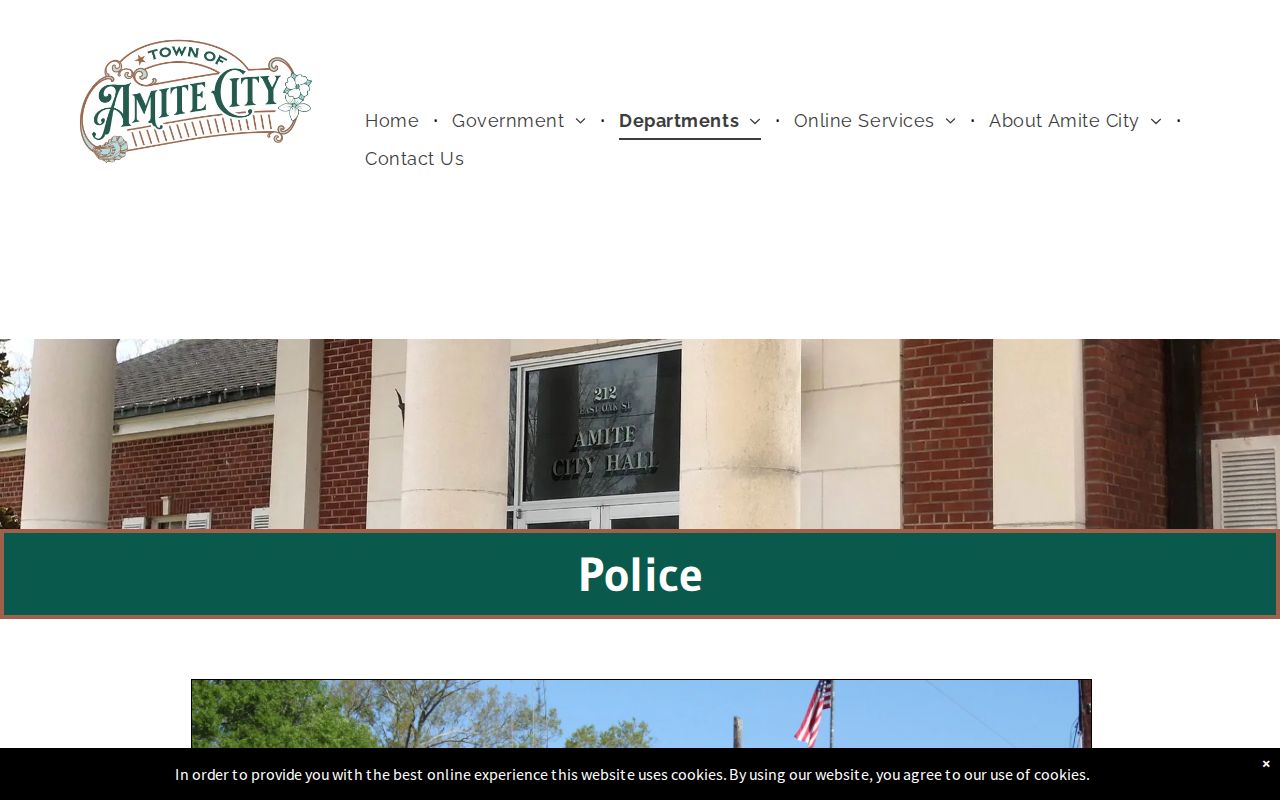 Amite City Police arrest and photograph request information